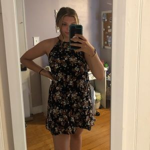 Black Floral Sundress